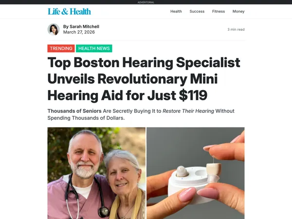 Hearing Specialist News Advertorial advertorial example preview