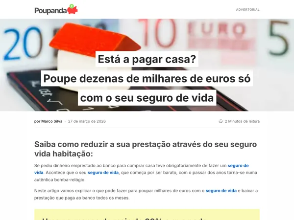 Poupanda Product Advertorial advertorial example preview